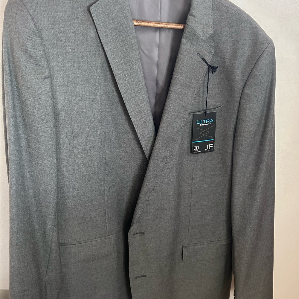 JF J.Ferrar Men's Gray Blazer